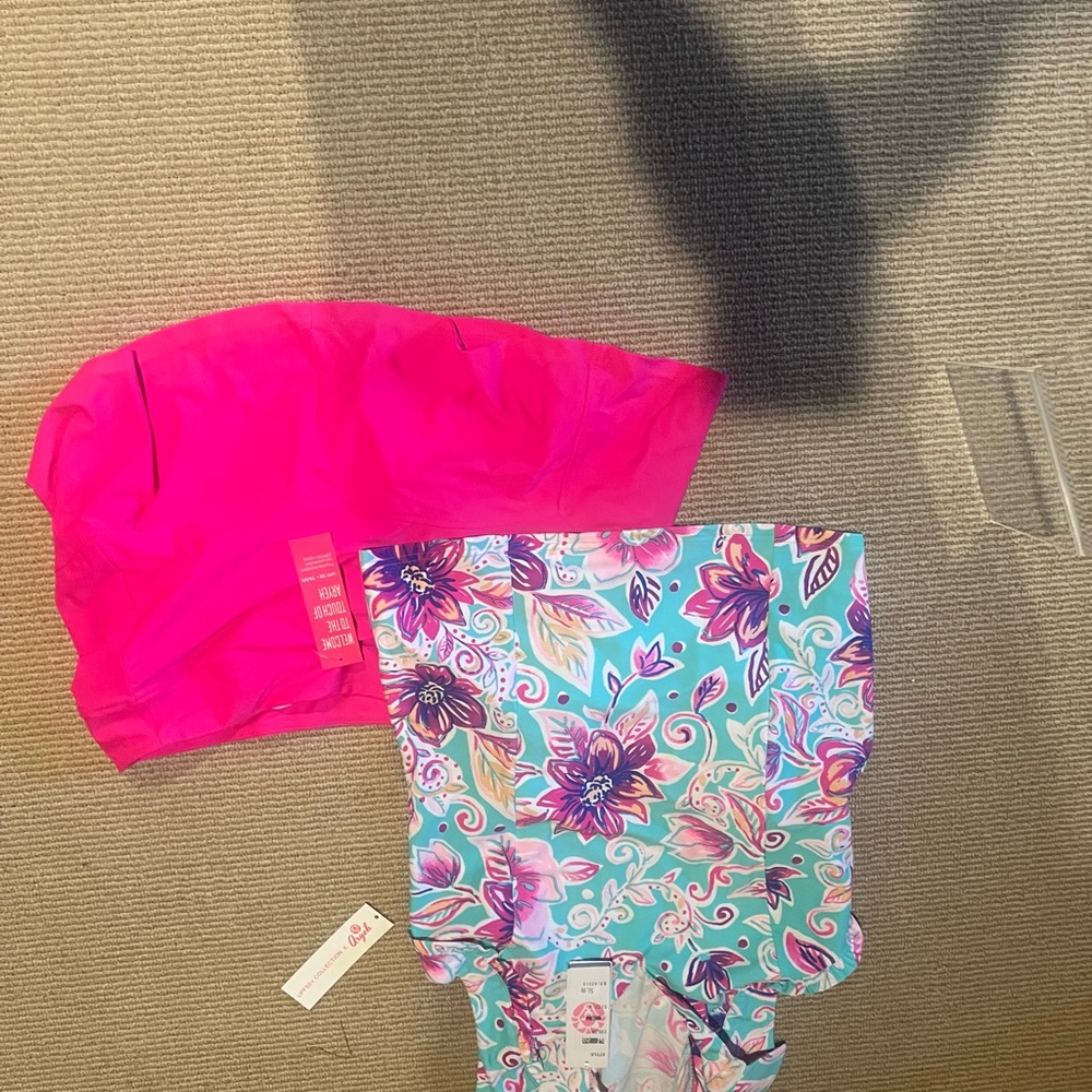 Aryeh Hot Pink Outfit. SLEEVELESS TOP IS MED, SKORT IS LARGE. NEW WITH TAGS!